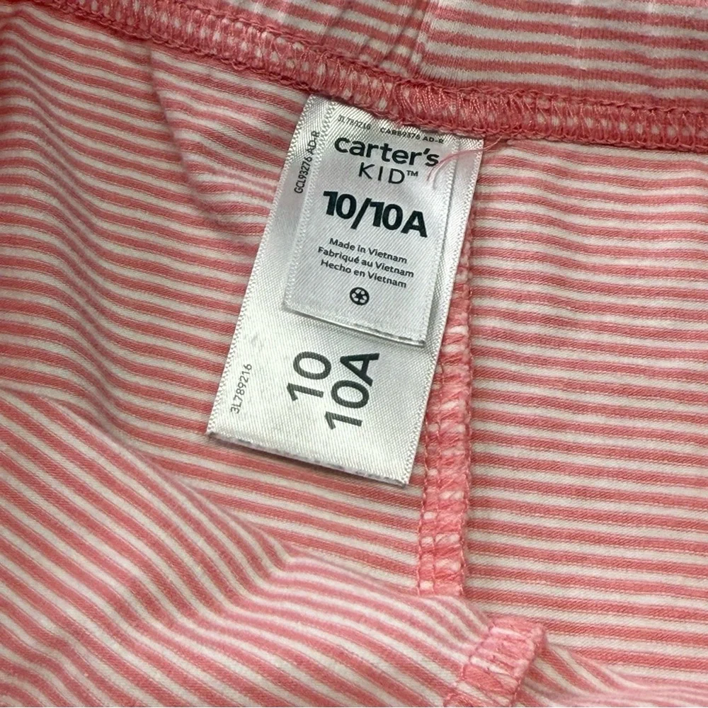 Carter’s Kid Striped Pink Shorts - Size 10/10A